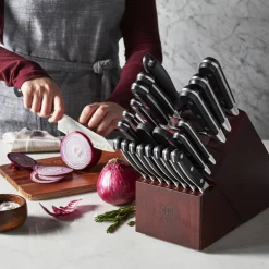 22-pc, Knife block set, black matte