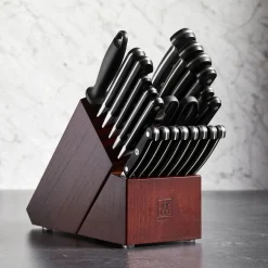 22-pc, Knife block set, black matte