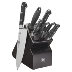 7-pc, Knife block set, black matte