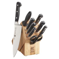 10-pc, Knife block set, natural