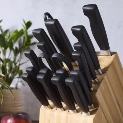 20-pc, Knife block set, natural