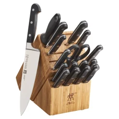 18-pc, Knife block set, natural