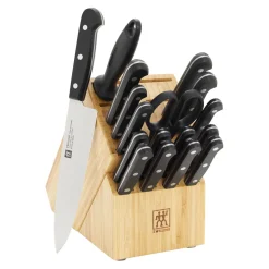 18-pc, Knife block set, natural