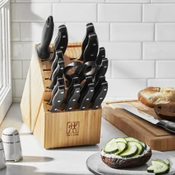 19-pc, Knife Block Set, natural