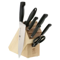 8-pc, Knife block set, natural
