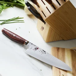 7-pc, Knife block set, natural