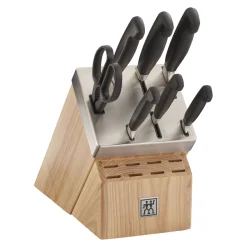 8-pc, Knife block set, natural