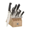 8-pc, Knife block set, natural
