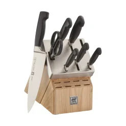 8-pc, Knife block set, natural