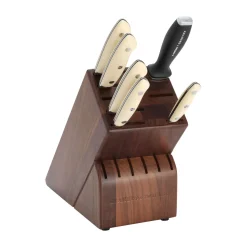 7-pc, Knife block set, pure-white