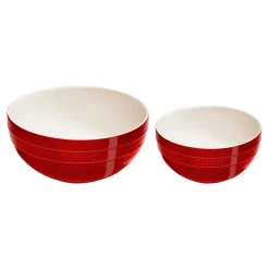 2-pc, Large Mixing Bowl Set, cherry