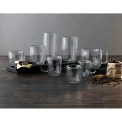 2-pc, Latte Glass Set