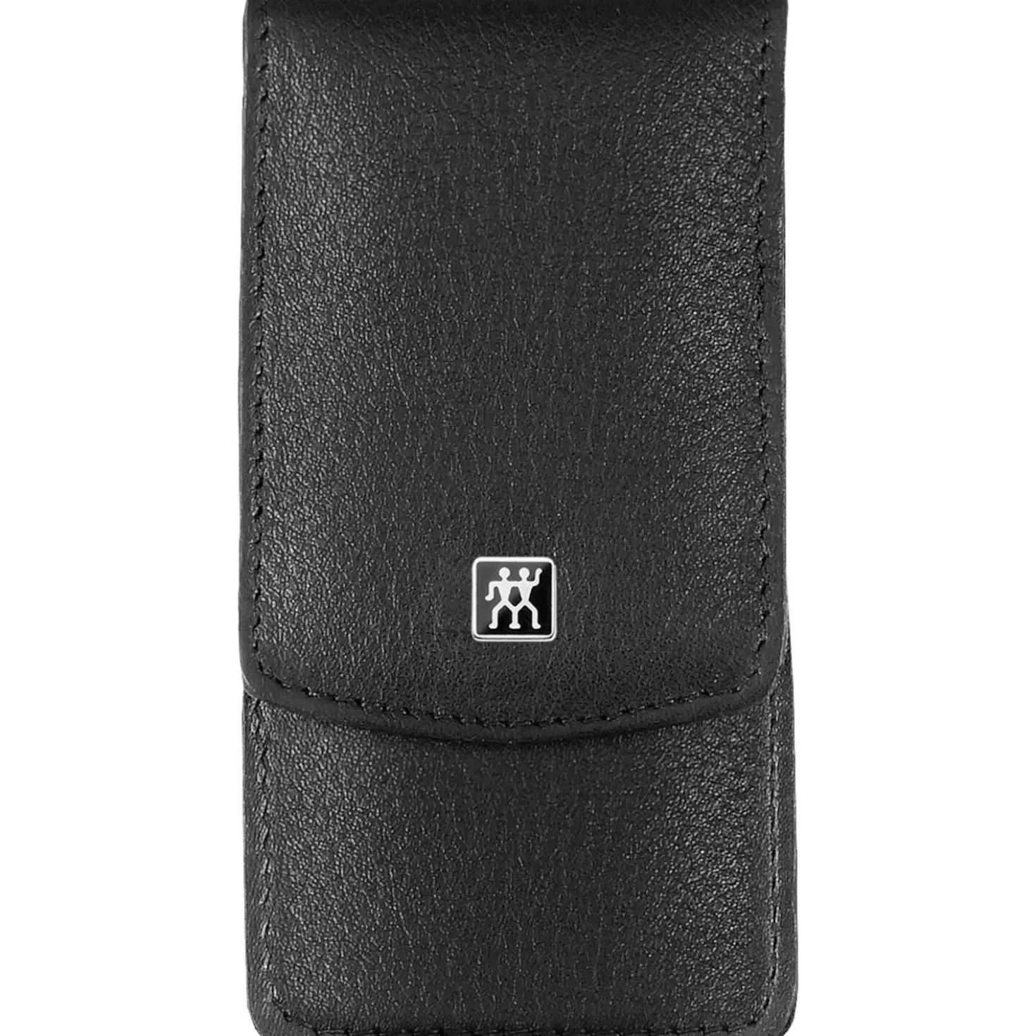 3-pc, Leather Manicure Pedicure Set With Nail Clippers, Black Matte