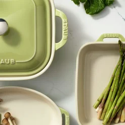 4-pc, Macaron Mixed Baking Dish Set, light green