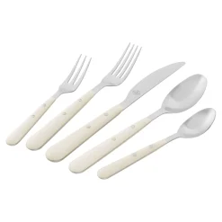 20-pc, Matte, Flatware Set, Cream