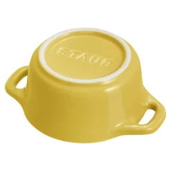 3-pc, Mini Round Dutch Oven Set, citron