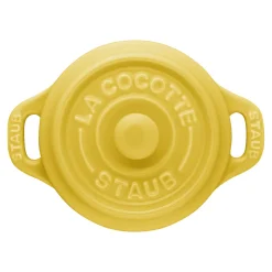 3-pc, Mini Round Dutch Oven Set, citron