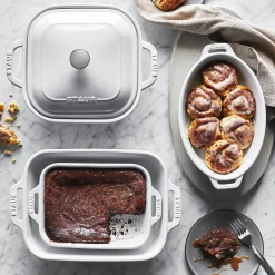5-pc, Mixed Baking Dish Set, white