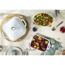 4-pc, Mixed Baking Dish Set, white