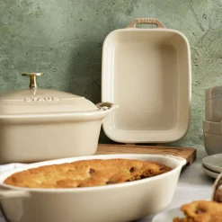 4-pc, Mixed Baking Dish Set, sesame