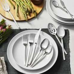 45-pc Opus Satin Flatware Set, 18/10 Stainless Steel