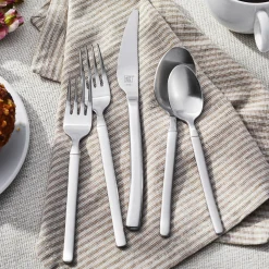 45-pc Opus Satin Flatware Set, 18/10 Stainless Steel