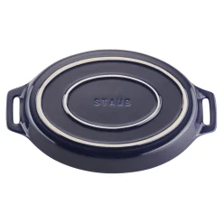 2-pc, Oval Baking Dish Set, dark blue