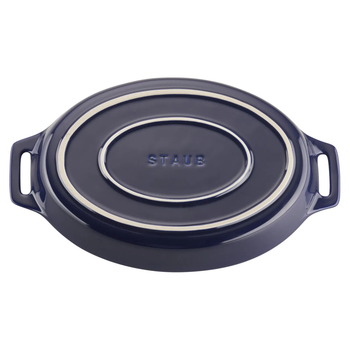 2-pc, Oval Baking Dish Set, dark blue