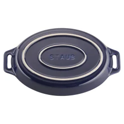 2-pc, Oval Baking Dish Set, dark blue