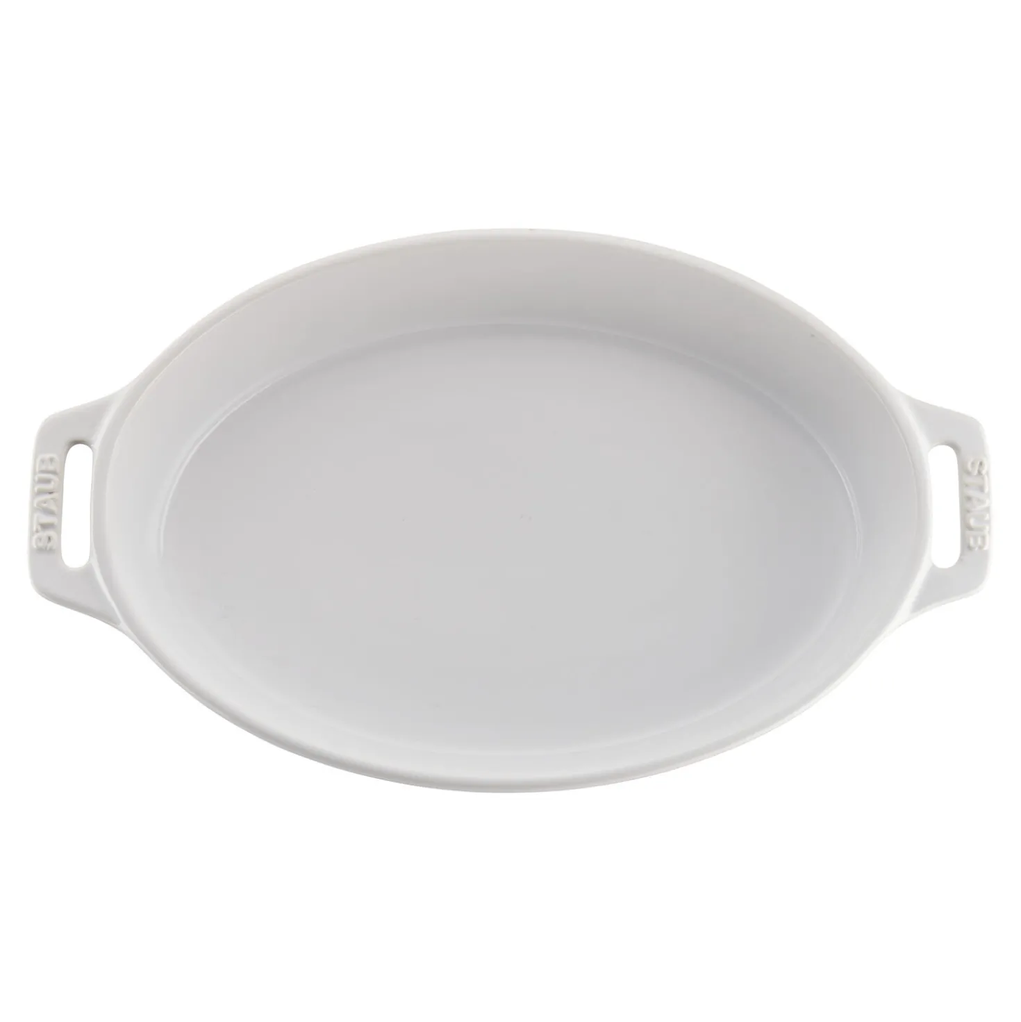 2-pc, Oval Baking Dish Set, white