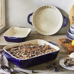 3-pc, Ovenware set, dark blue