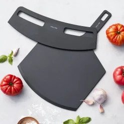 2-pc Pizza Peel And Cutter Set, Fiber Wood