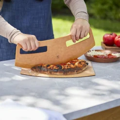2-pc Pizza Peel And Cutter Set, Fiber Wood