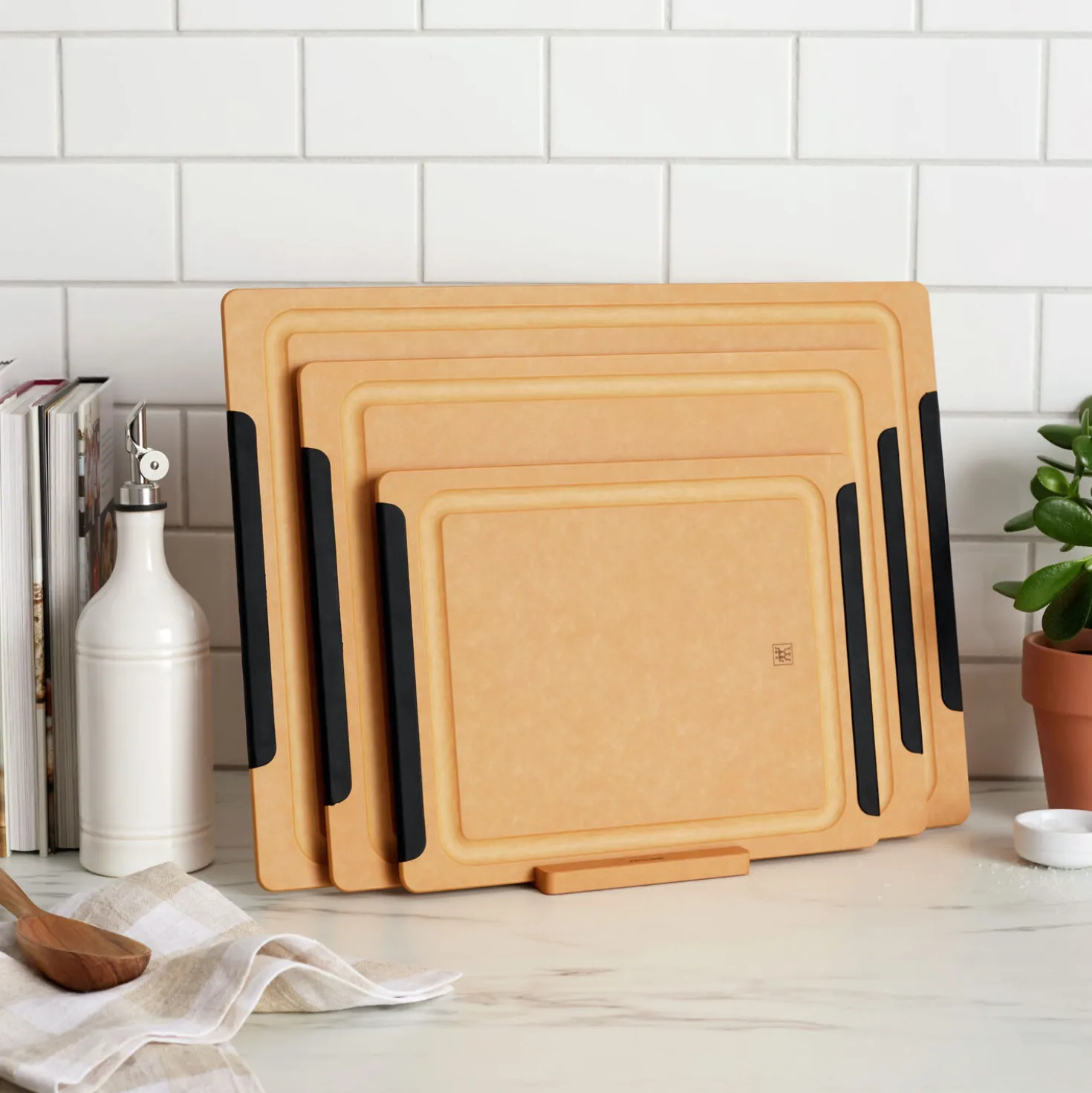 4-pc Plant Fiber Cutting Board Fiber Wood