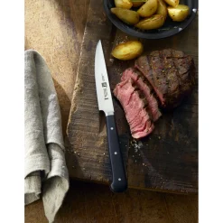 4-pc, Porterhouse Steak Knife Set In Beechwood Box