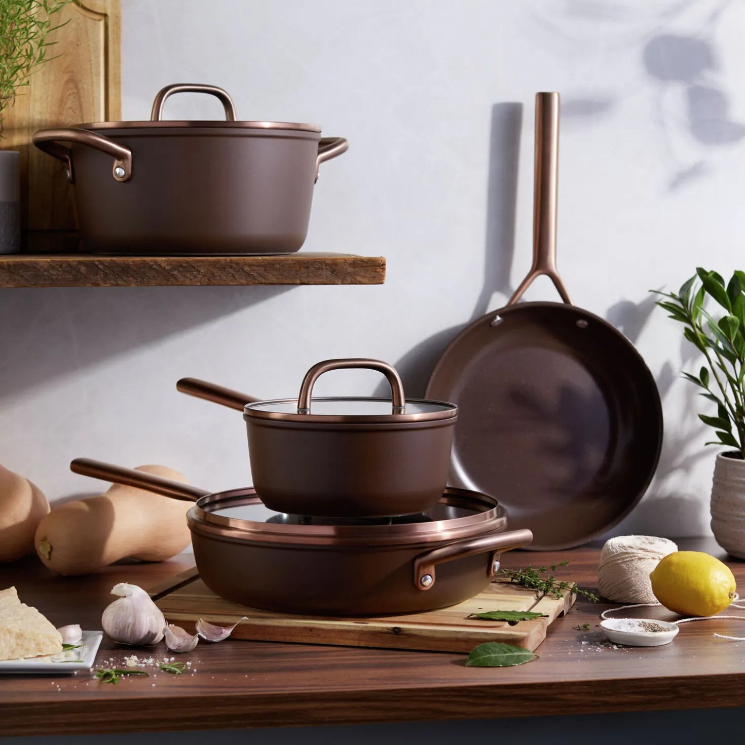 7-pc, Pots And Pans Set