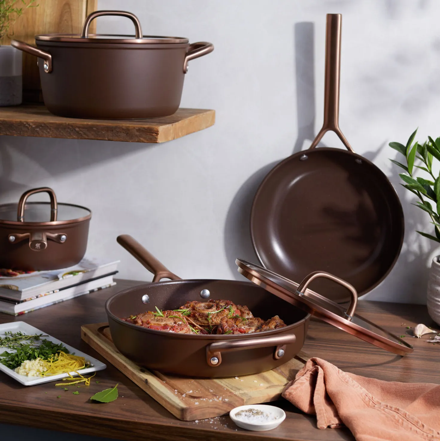 7-pc, Pots And Pans Set