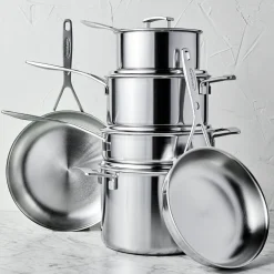 10-pc, Pots And Pans Set