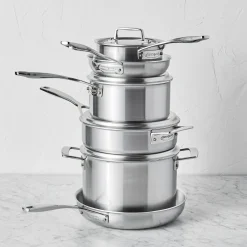 10-pc, Pots And Pans Set