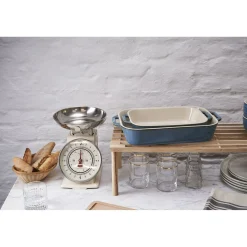 2-pc, Rectangular Baking Dish Set, rustic turquoise