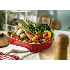 3-pc, Rectangular Baking Dish Set, cherry