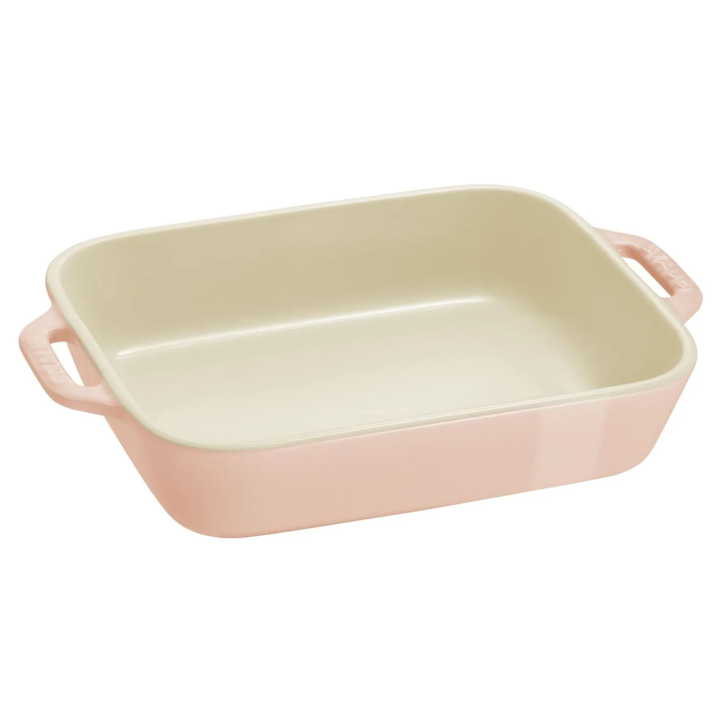 2-pc, Rectangular Baking Dish Set Macaron, light pink