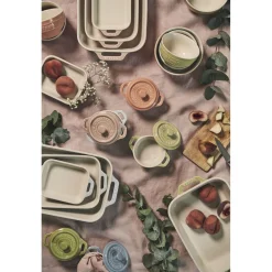 2-pc, Rectangular Baking Dish Set Macaron, light pink