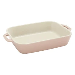 3-pc, Rectangular Baking Dish Set, light pink
