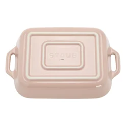 3-pc, Rectangular Baking Dish Set, light pink