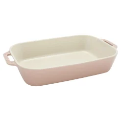 3-pc, Rectangular Baking Dish Set, light pink