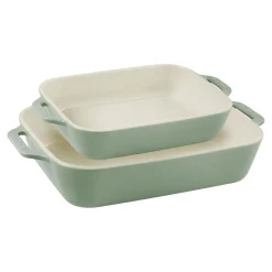 2-pc, Rectangular Baking Dish Set, eucalyptus