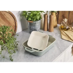 2-pc, Rectangular Baking Dish Set, eucalyptus