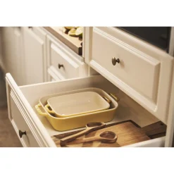 2-pc, Rectangular Baking Dish Set, citron