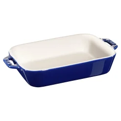 2-pc, Rectangular Baking Dish Set, dark blue